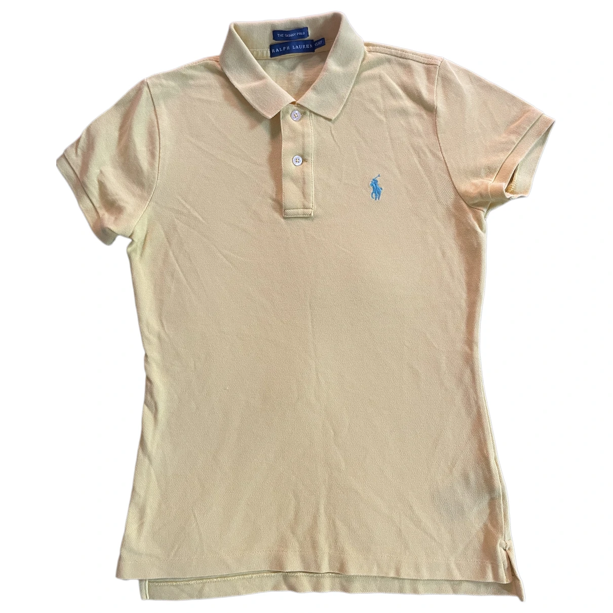 Pre-owned Ralph Lauren Polo Ajustã© Manches Courtes Polo In Yellow