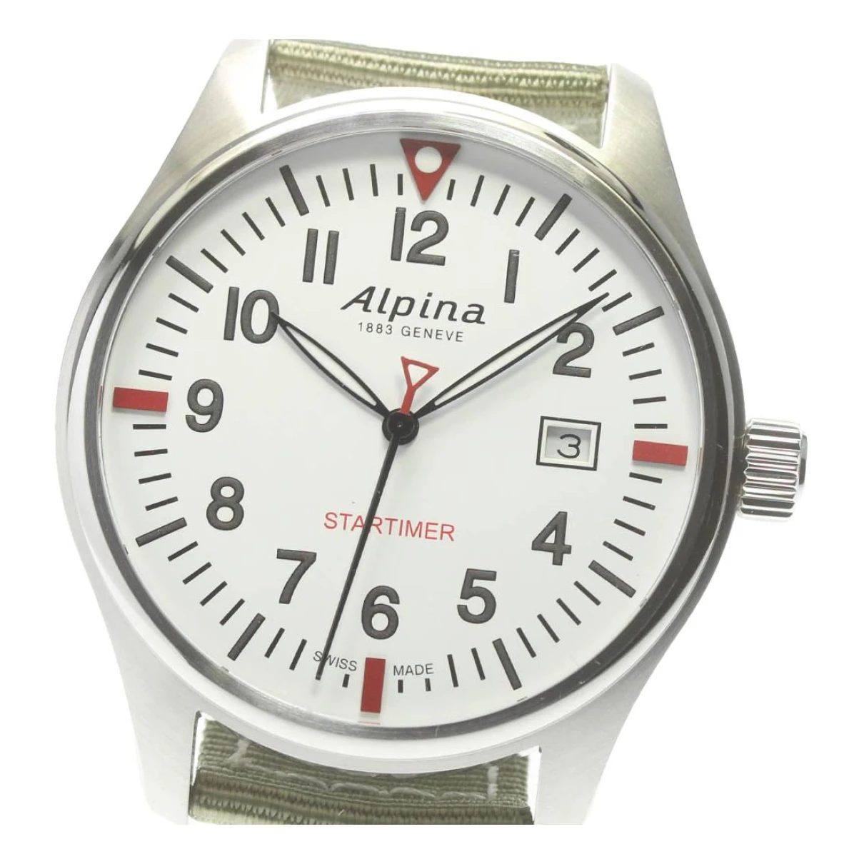 Pre-owned Alpina Watch In White