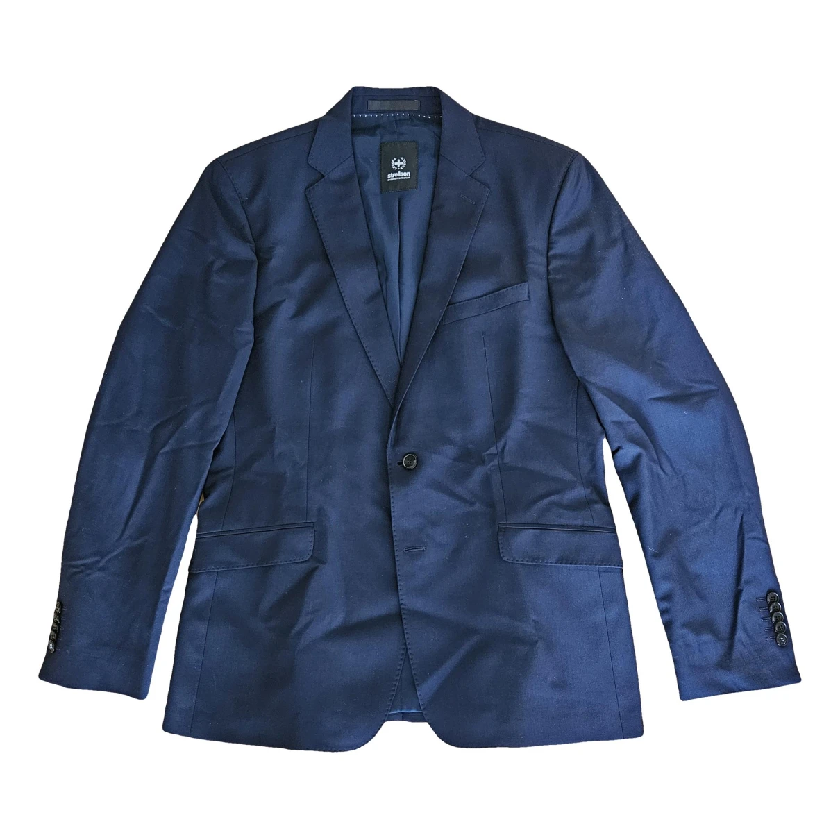 Pre-owned Strellson Wool Jacket In Blue