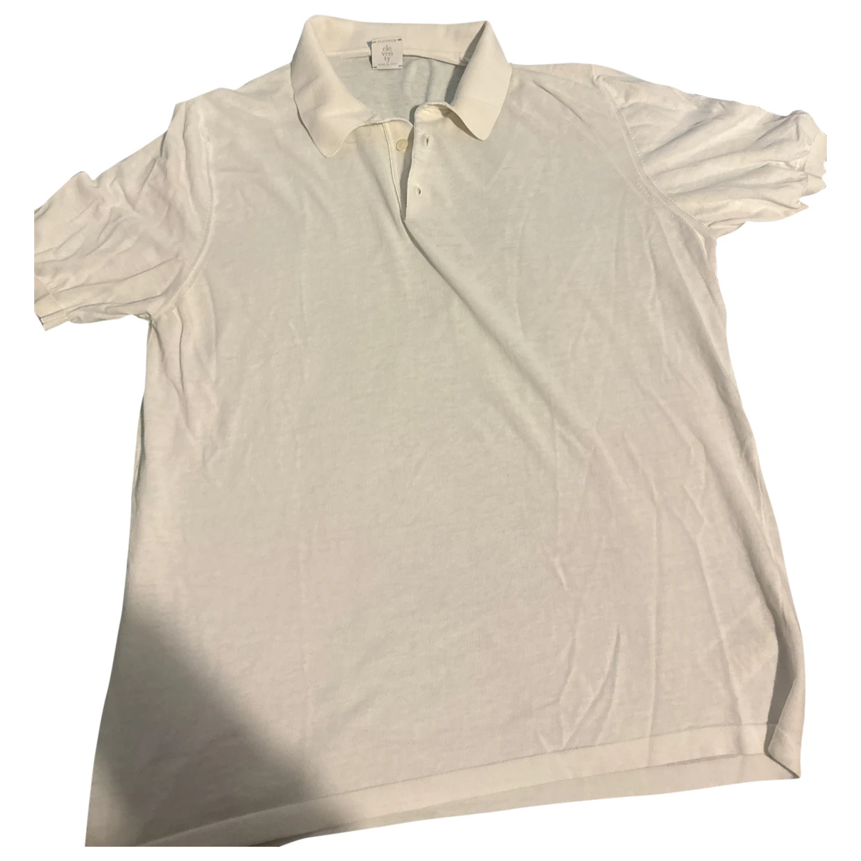 Pre-owned Eleventy Polo Shirt In White