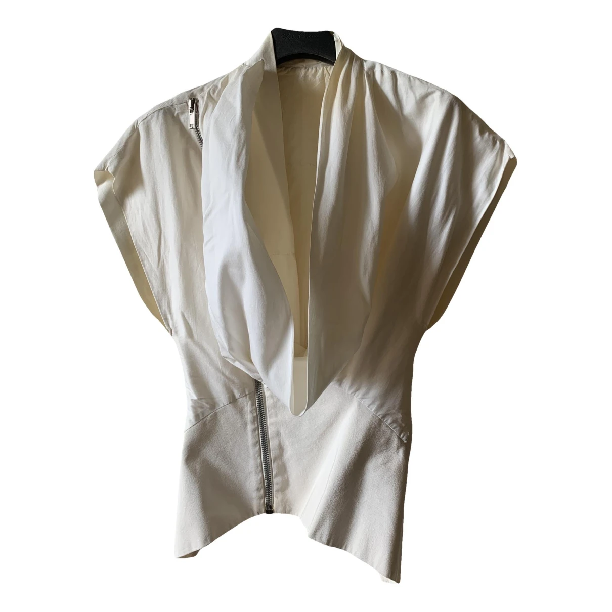 Pre-owned Rick Owens Top In White
