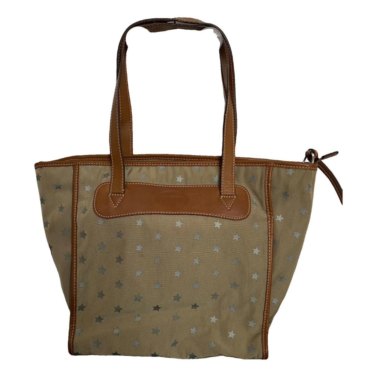 Pre-owned Fossil Tote In Green