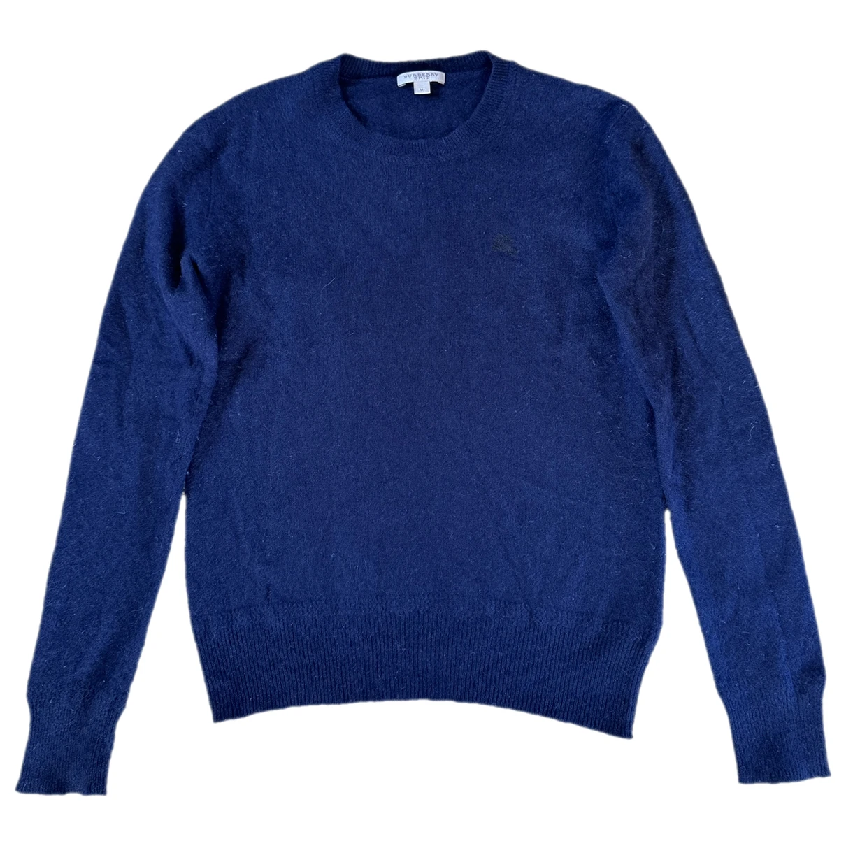 Pre-owned Burberry Cashmere Pull In Navy