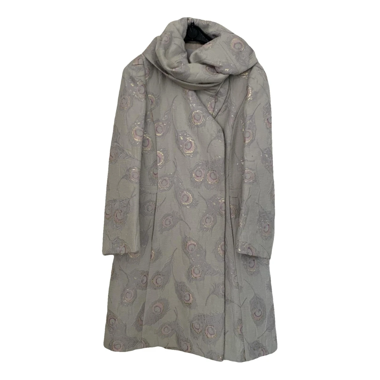 Pre-owned Luisa Beccaria Wool Coat In Grey