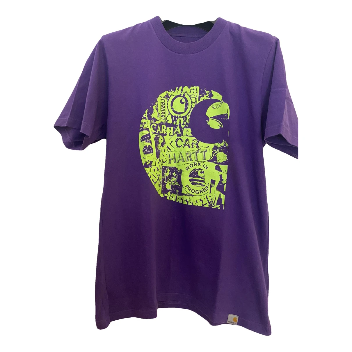 Pre-owned Carhartt T-shirt In Purple
