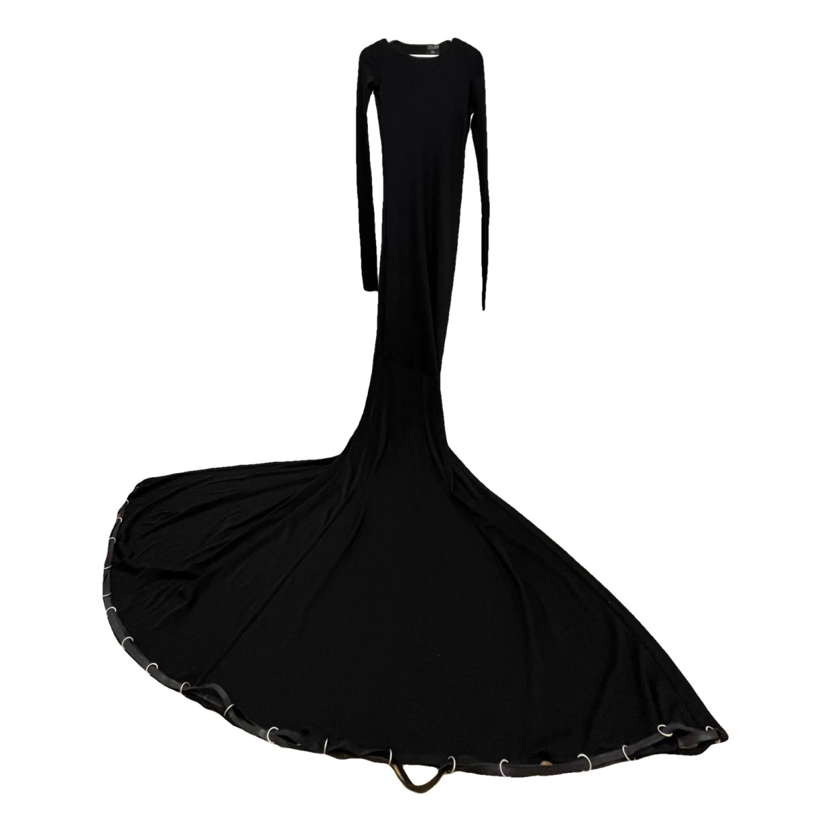 Pre-owned Jean Paul Gaultier Wool Dress In Black