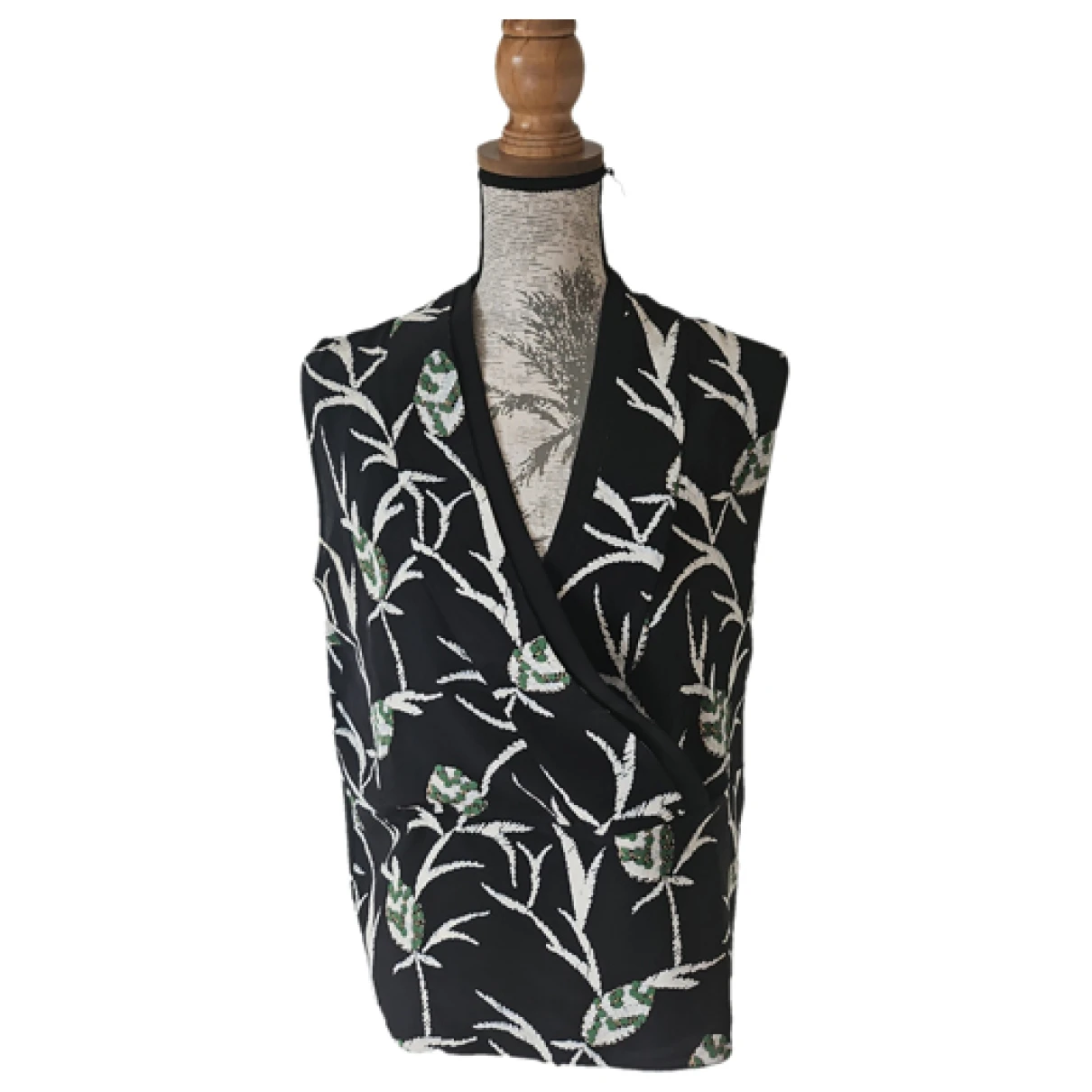 Pre-owned Marni Silk Blouse In Black