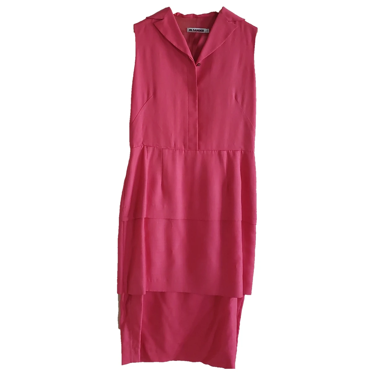 Pre-owned Jil Sander Mid-length Dress In Pink
