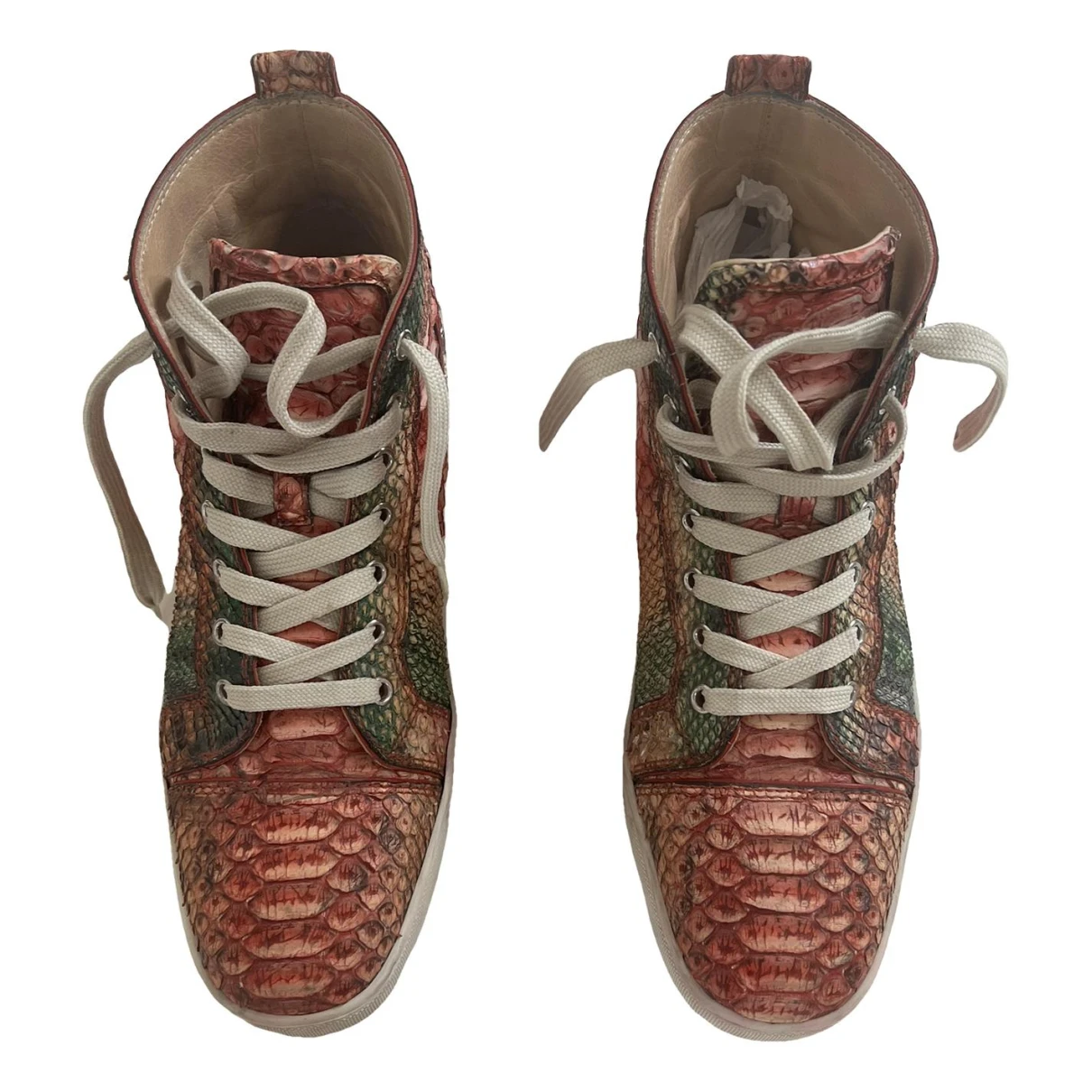 Pre-owned Christian Louboutin Louis High Trainers In Other