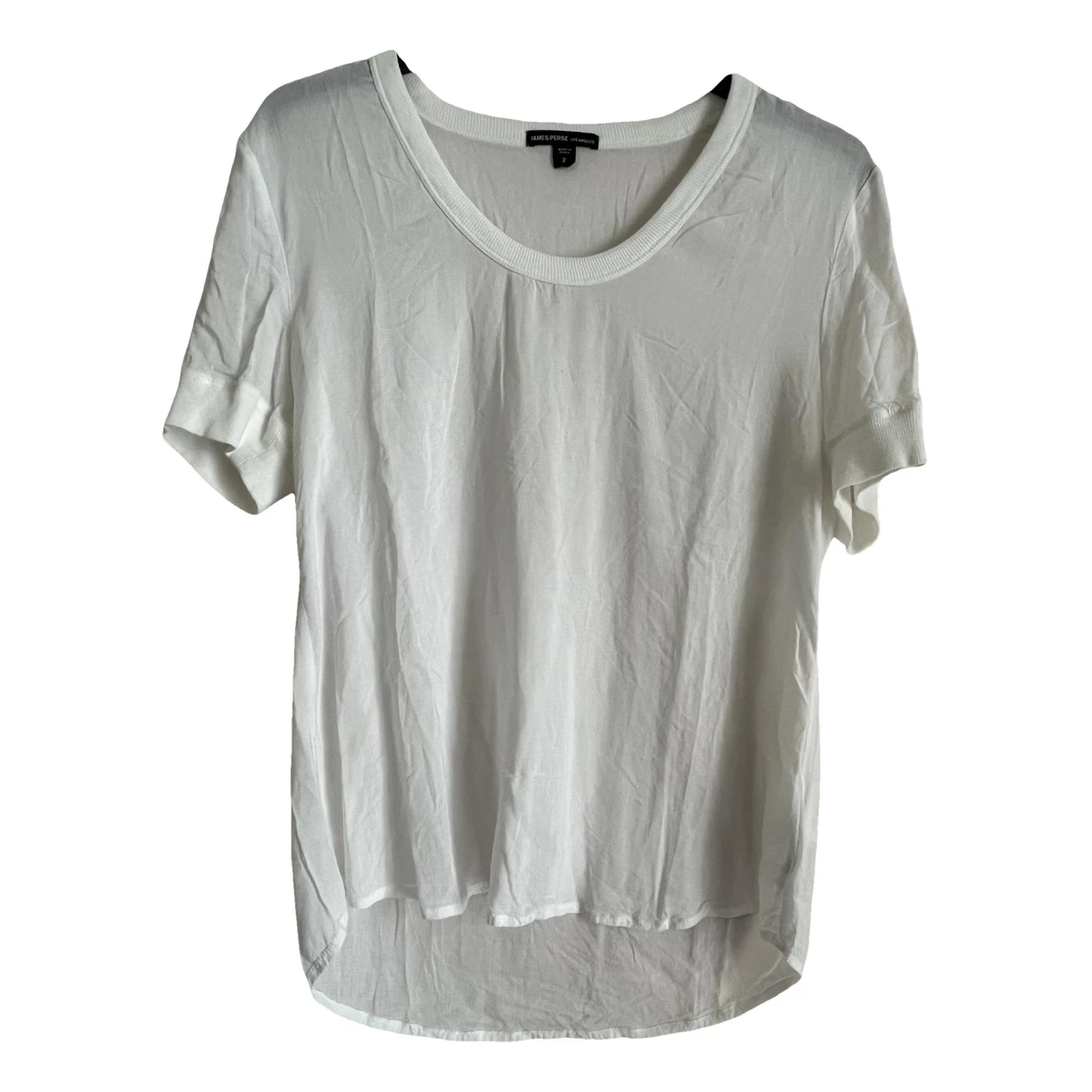 Pre-owned James Perse T-shirt In White