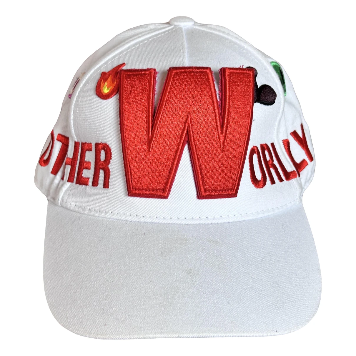 Pre-owned Walter Van Beirendonck Cloth Hat In White