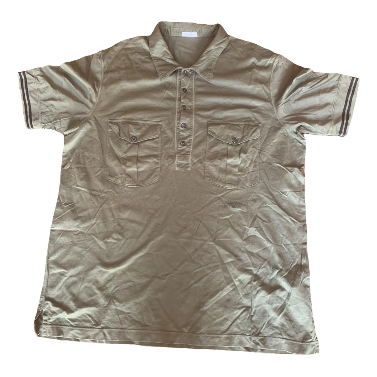 Pre-owned Stone Island Polo Shirt In Green