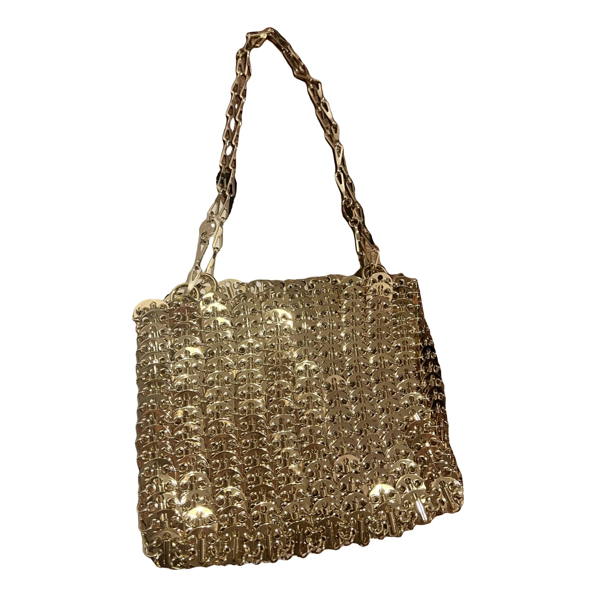 Pre-owned Paco Rabanne 1969 Handbag In Gold