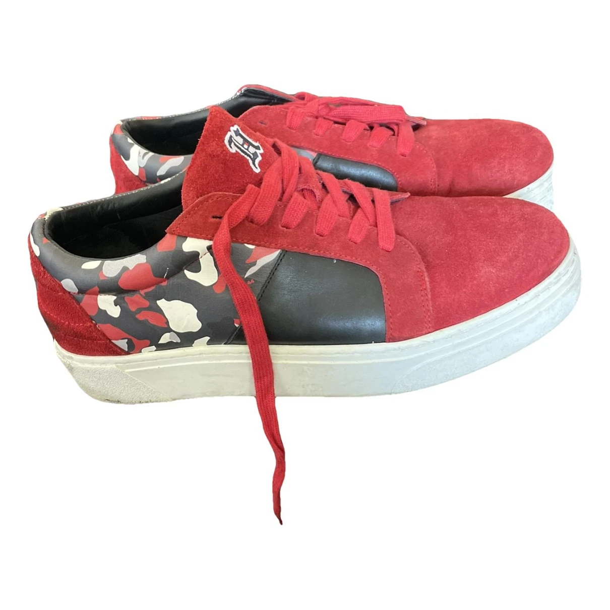 Pre-owned Tommy Hilfiger Low Trainers In Red