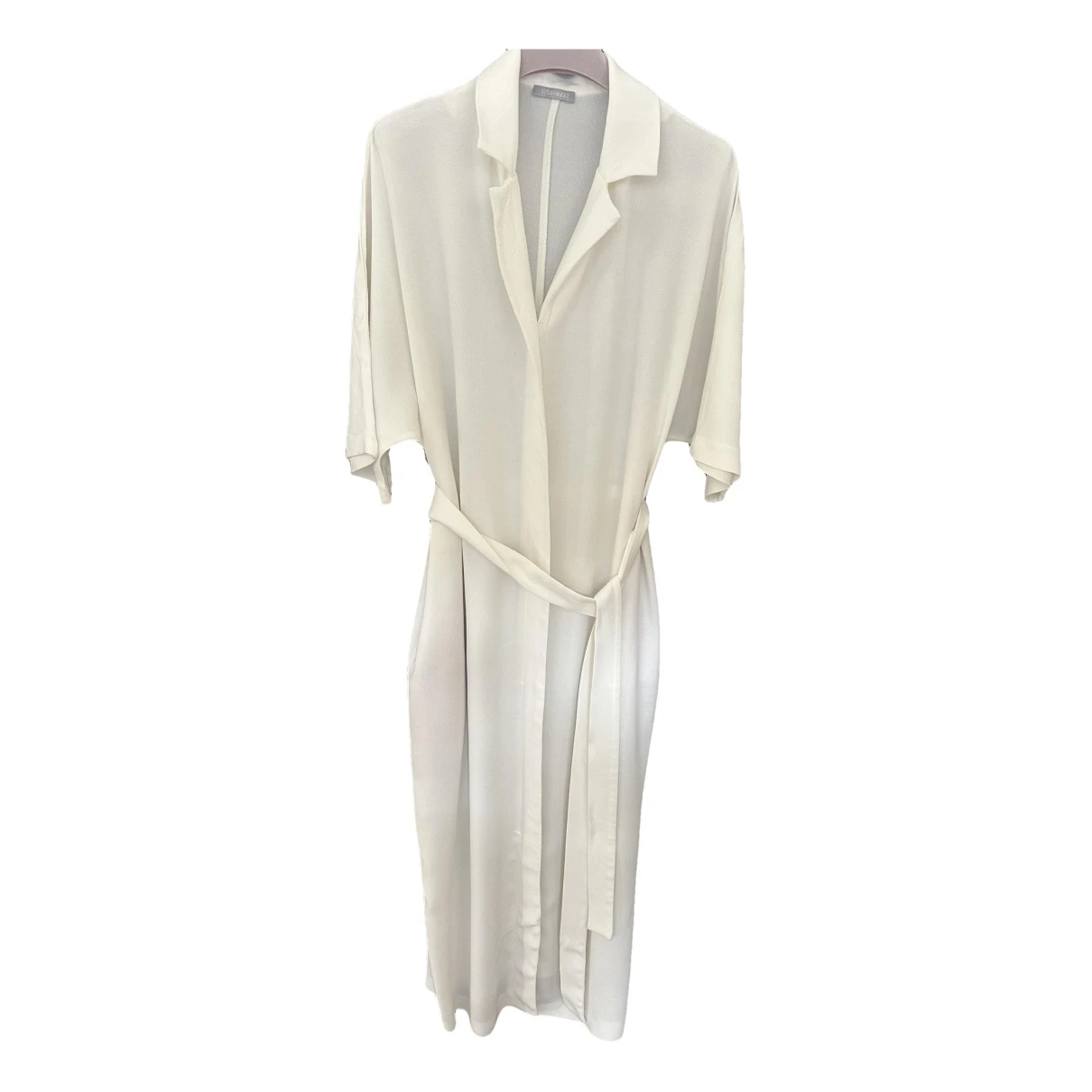 Pre-owned 12 Storeez Mid-length Dress In White