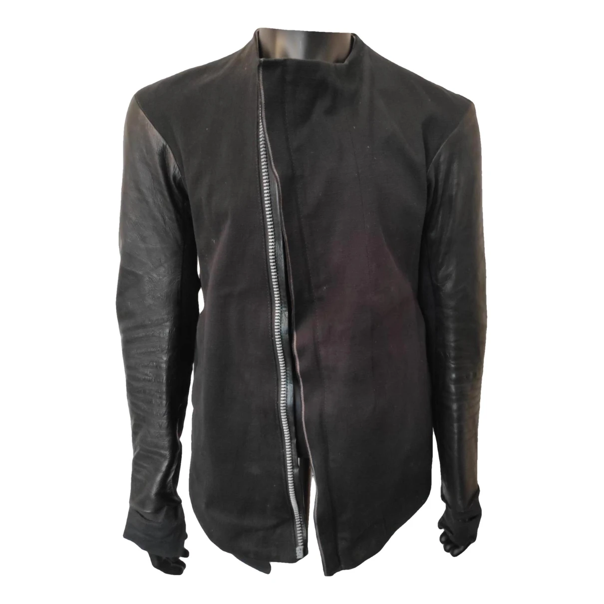 Pre-owned Boris Bidjan Saberi Leather Jacket In Black