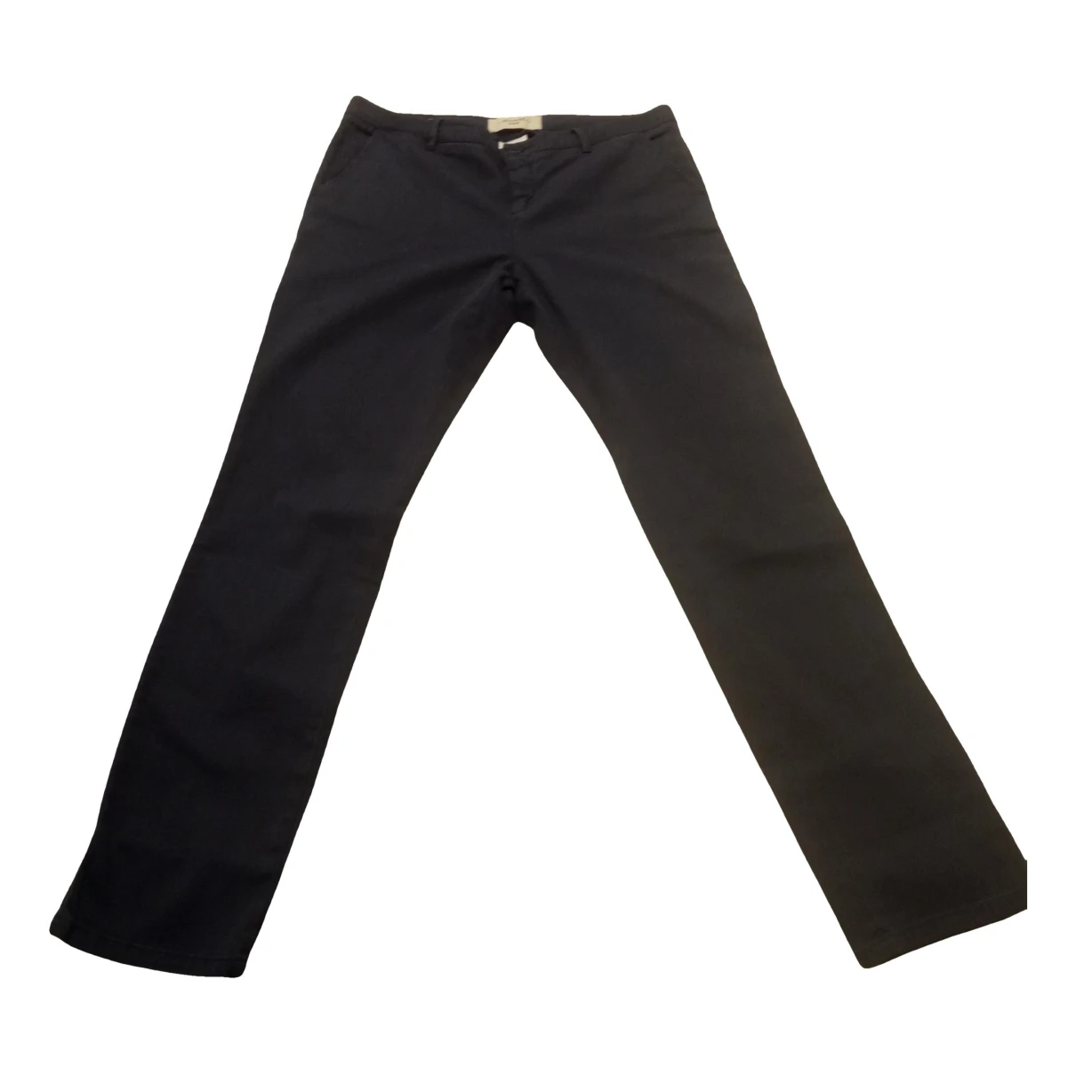 Pre-owned Max Mara Chino Pants In Blue