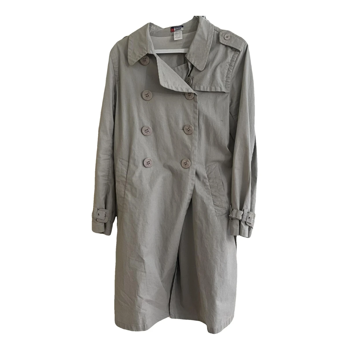Pre-owned Jean Paul Gaultier Trenchcoat In Grey