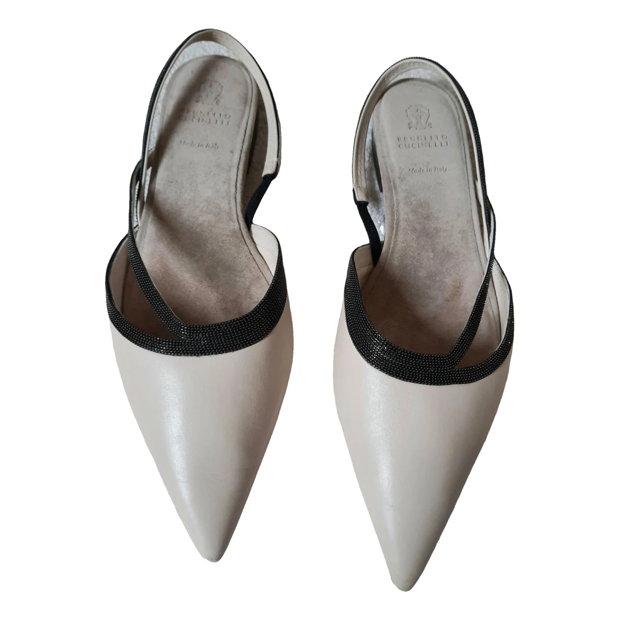 Pre-owned Brunello Cucinelli Leather Ballet Flats In Other
