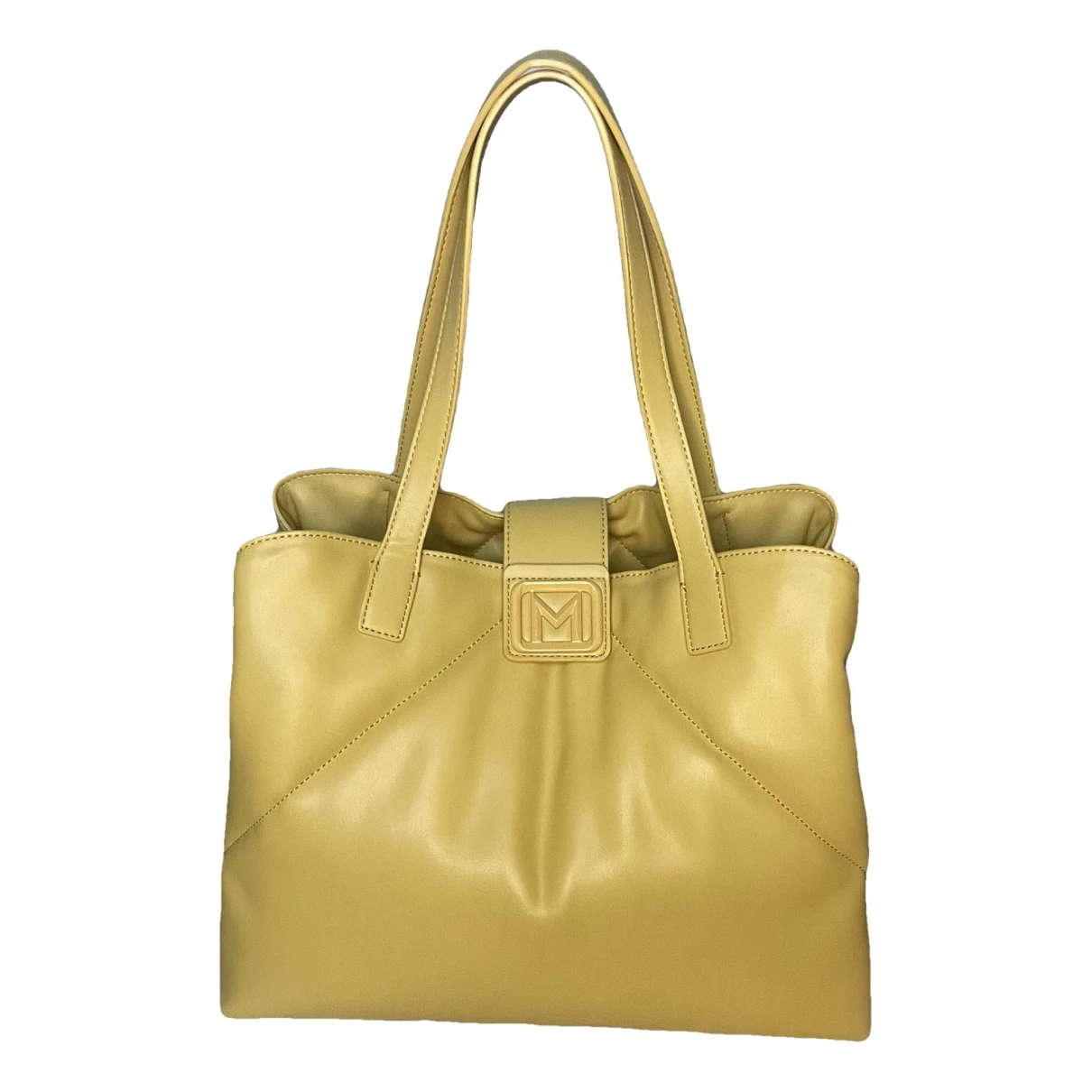 Pre-owned Marella Vegan Leather Handbag In Yellow
