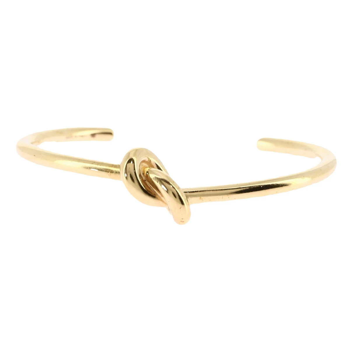 Pre-owned Celine Knot Bracelet In Gold