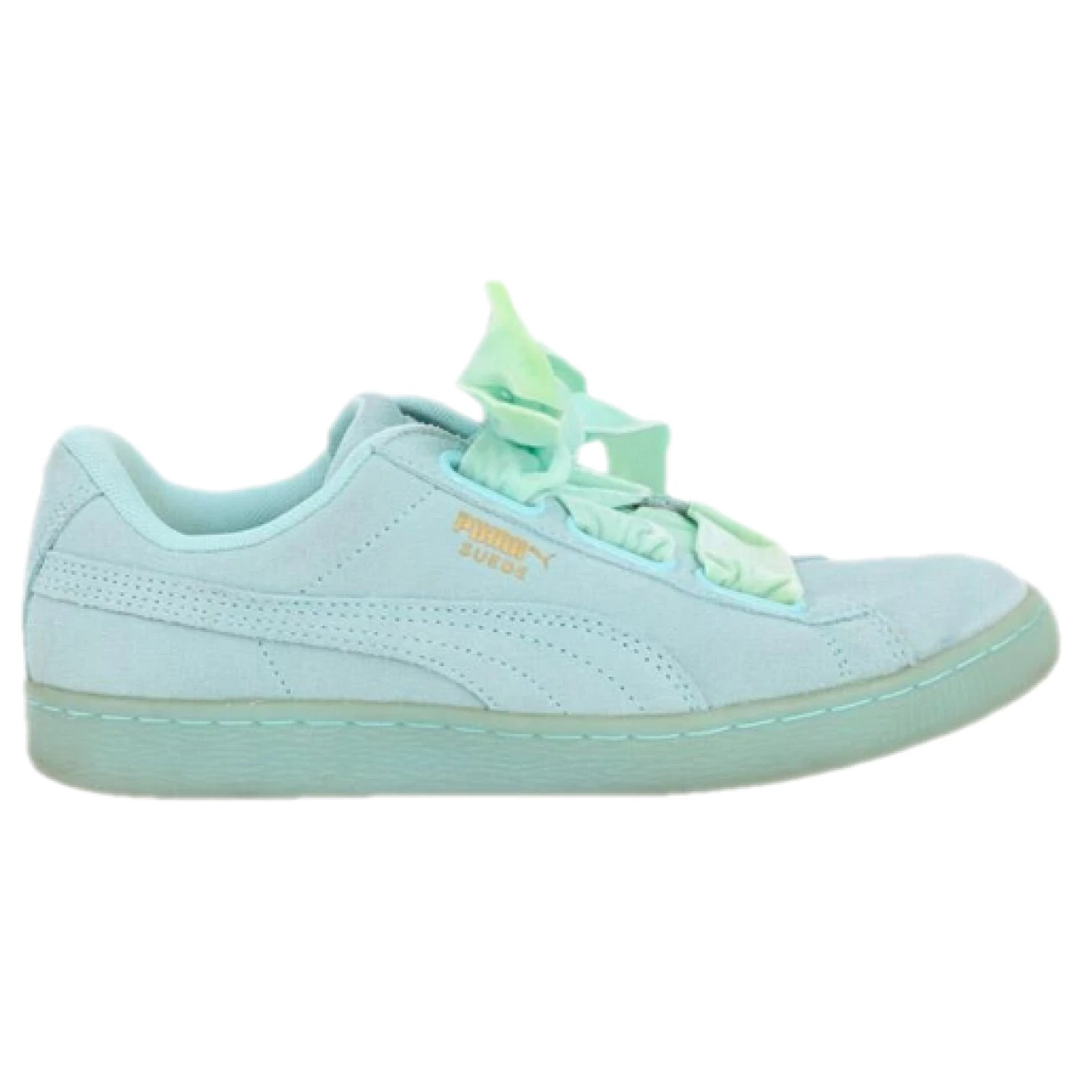 Pre-owned Puma Trainers In Blue