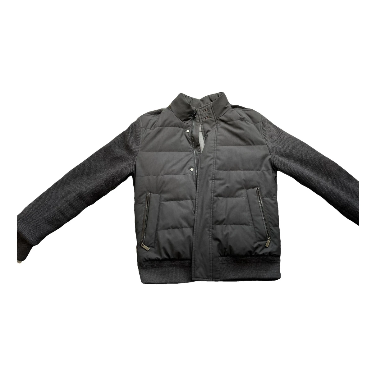 Pre-owned Ermenegildo Zegna Wool Jacket In Black