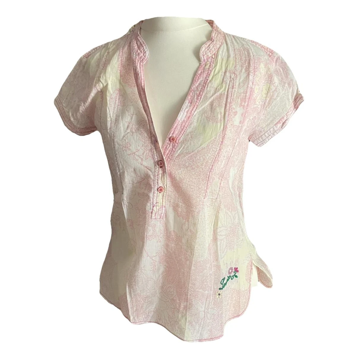 Pre-owned Levi's Blouse In Pink