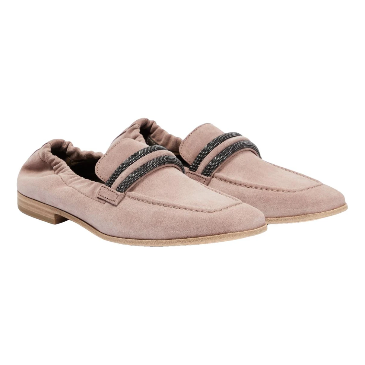 Pre-owned Brunello Cucinelli Ballet Flats In Pink