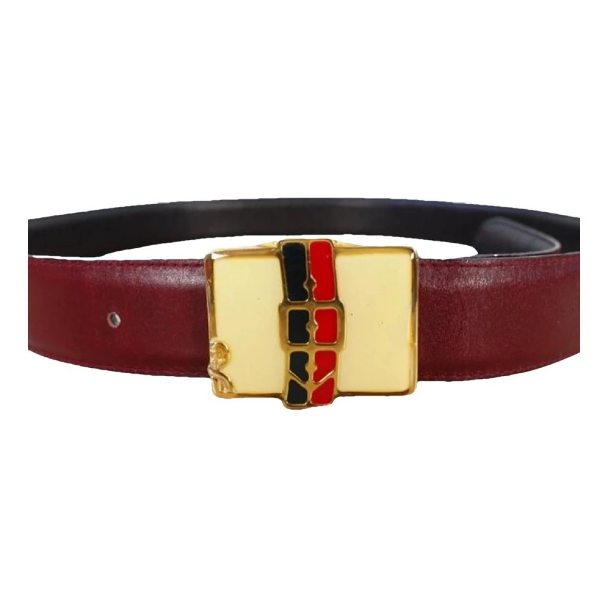Pre-owned Roberta Di Camerino Leather Belt In Red
