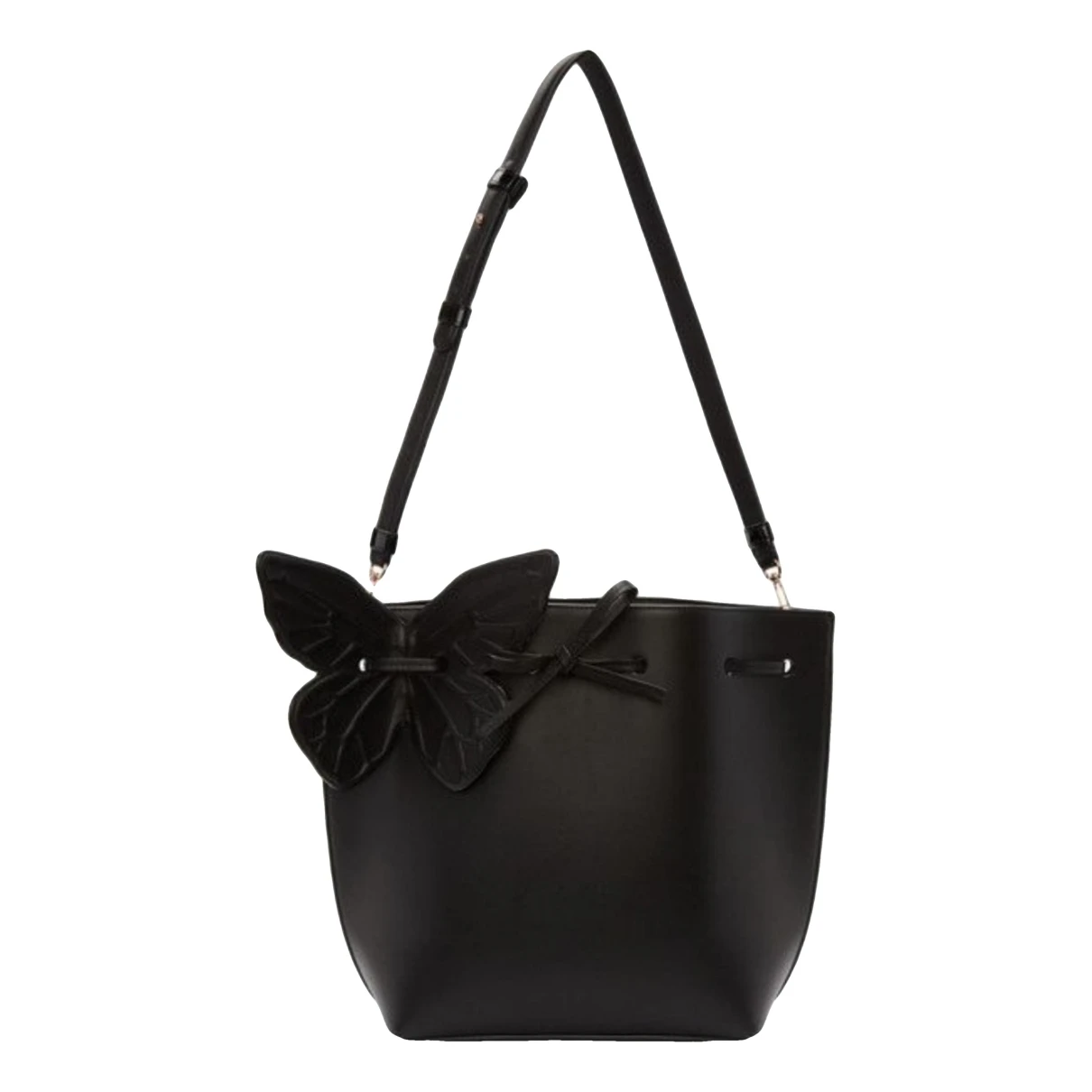 Pre-owned Sophia Webster Leather Crossbody Bag In Black