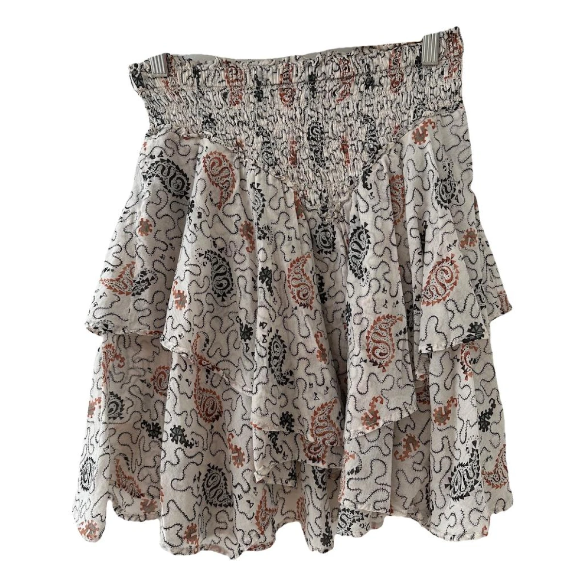 Pre-owned Isabel Marant Étoile Mini Skirt In Beige