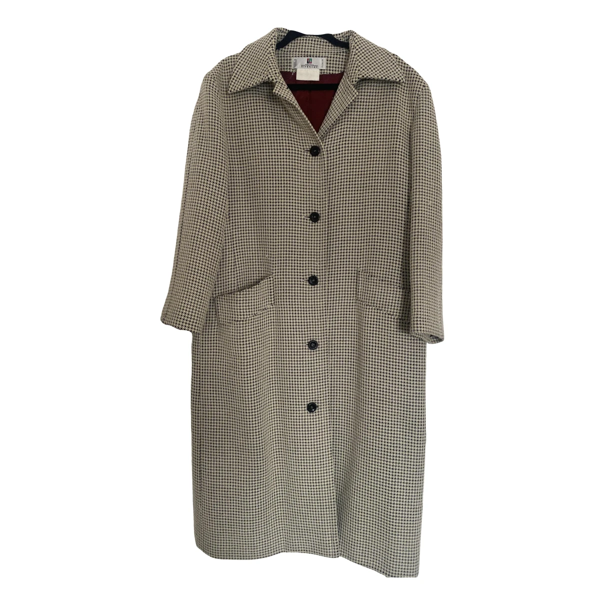Pre-owned Givenchy Wool Coat In Multicolour