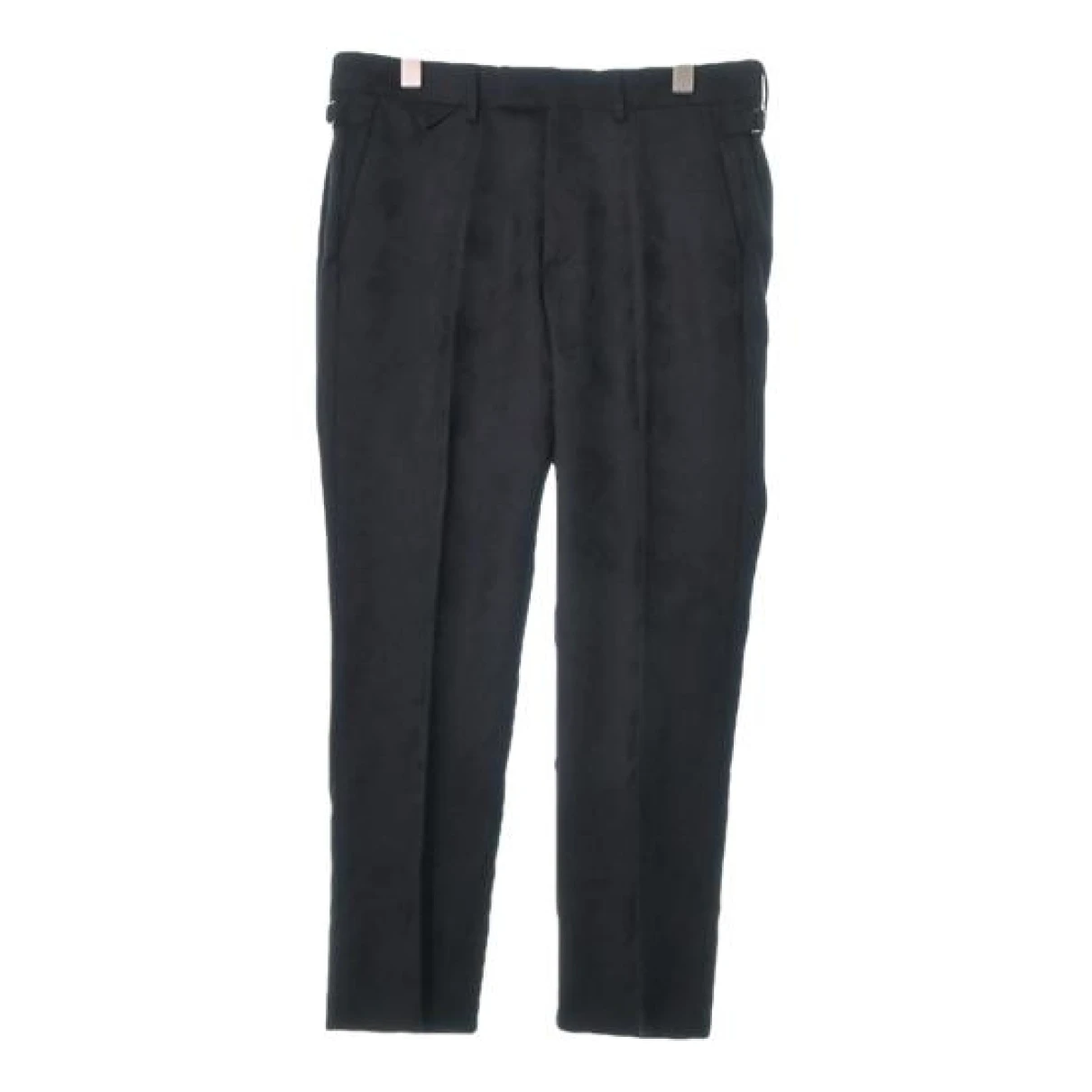 Pre-owned Louis Vuitton Wool Trousers In Black