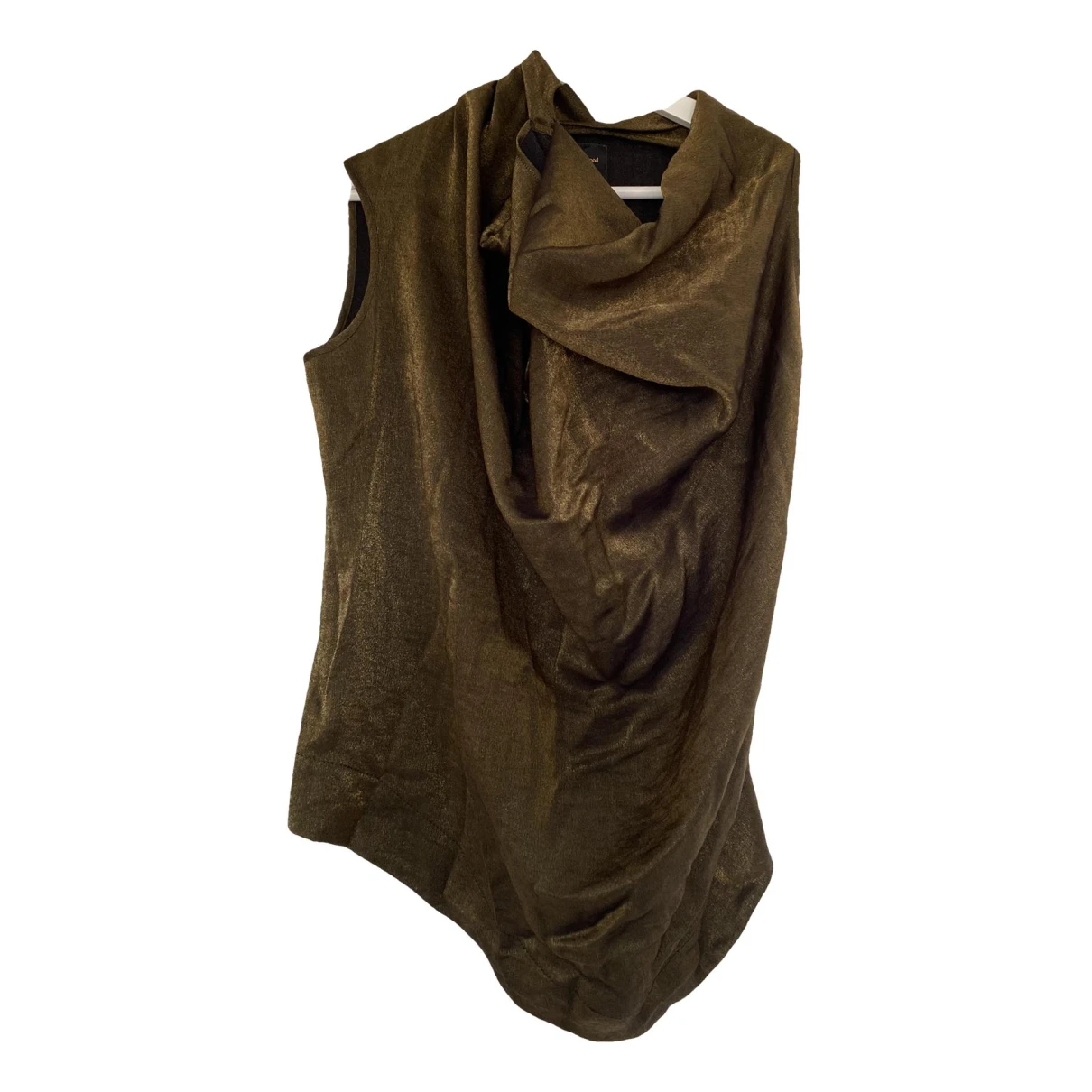 Pre-owned Vivienne Westwood Anglomania Vest In Gold
