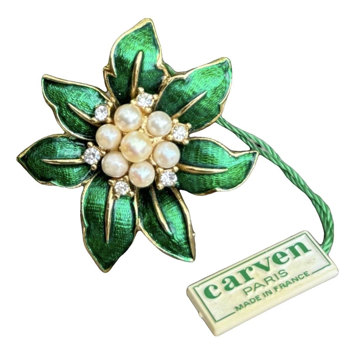 Pre-owned Carven Pin & Brooche In Gold