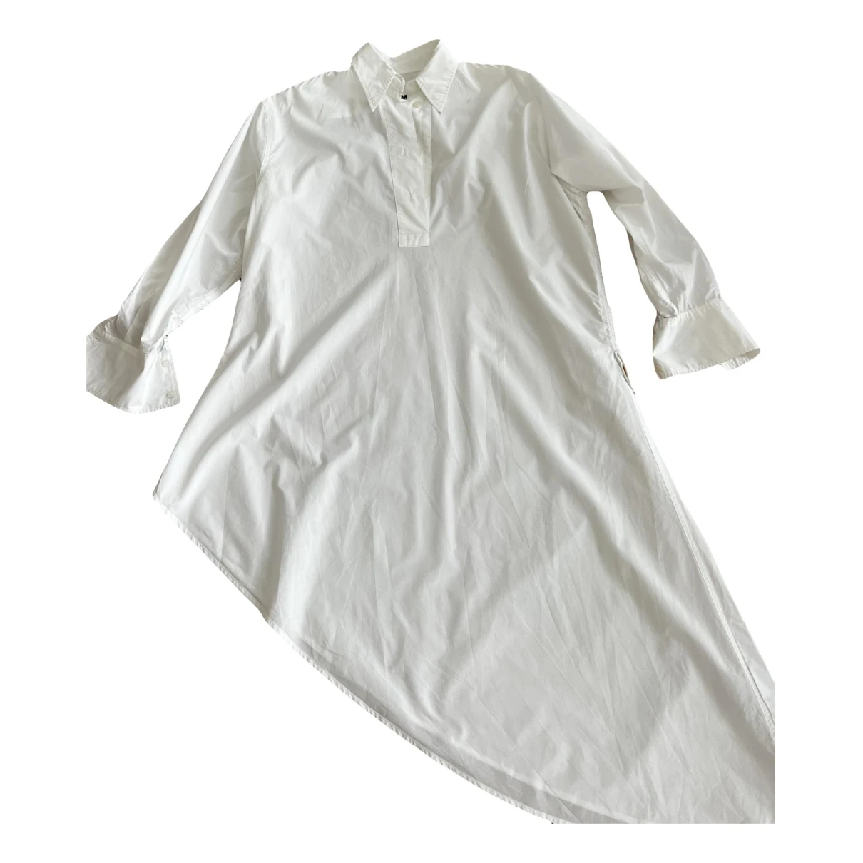 Pre-owned Mm6 Maison Margiela Mid-length Dress In White