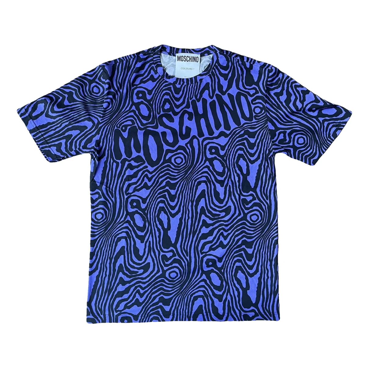 Pre-owned Moschino T-shirt In Purple
