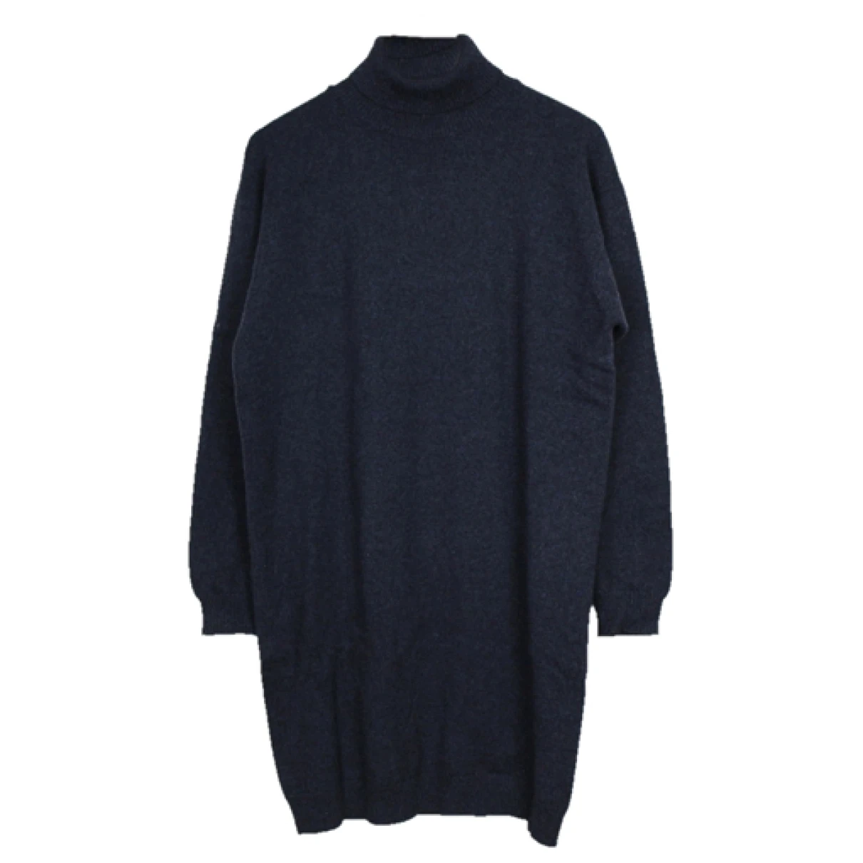 Pre-owned Malo Cashmere Mid-length Dress In Blue
