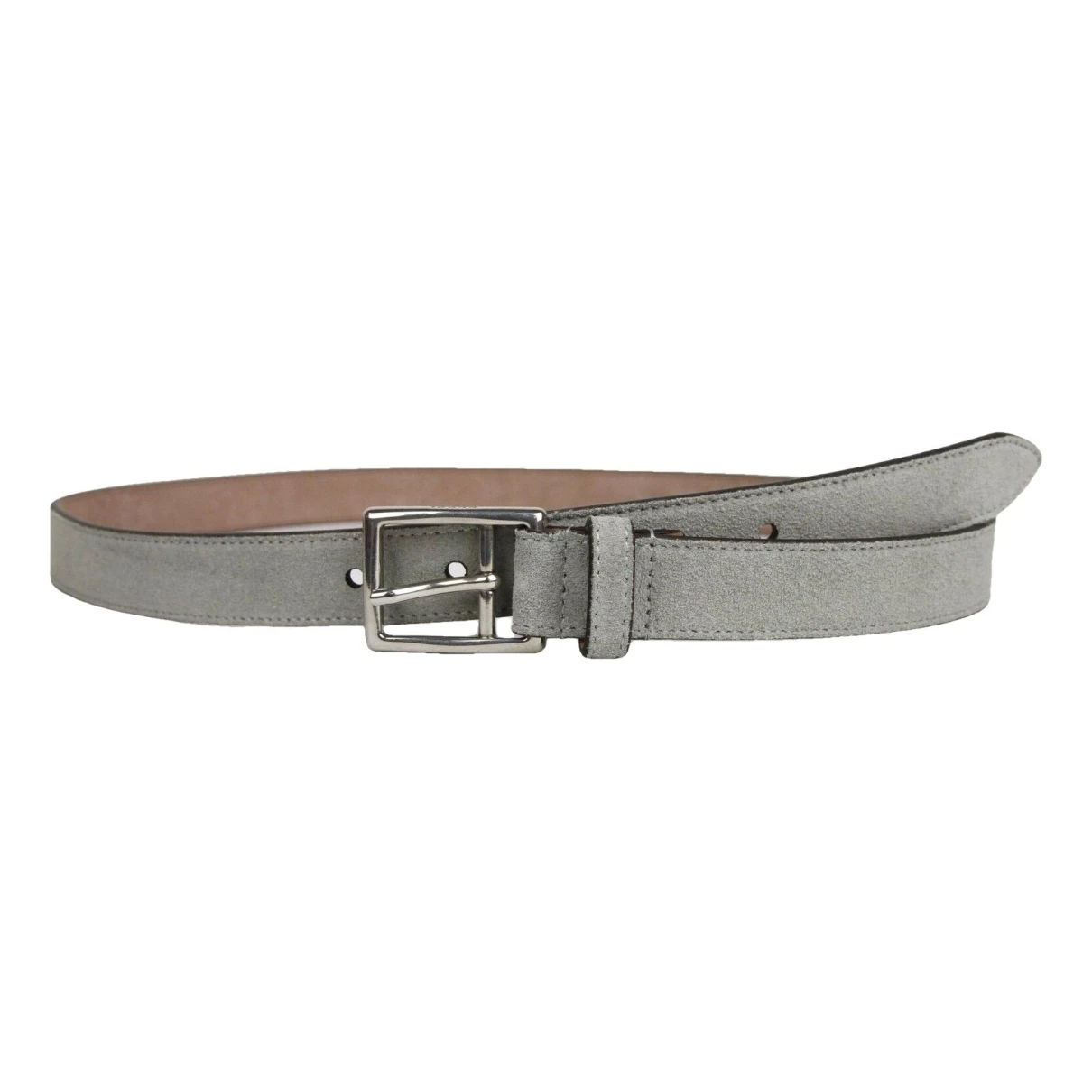 Pre-owned Gucci Belt In Grey