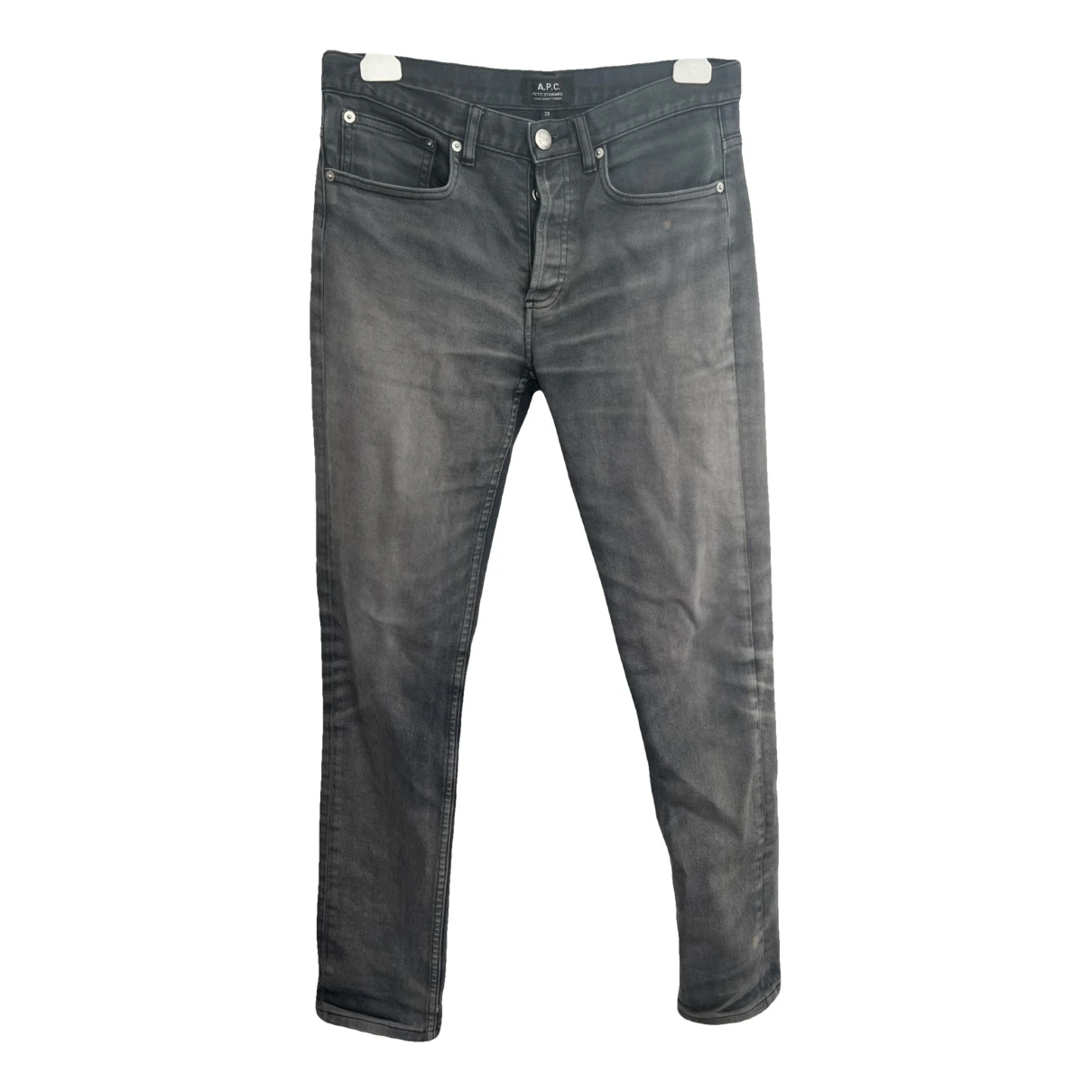 Pre-owned Apc Straight Jeans In Grey