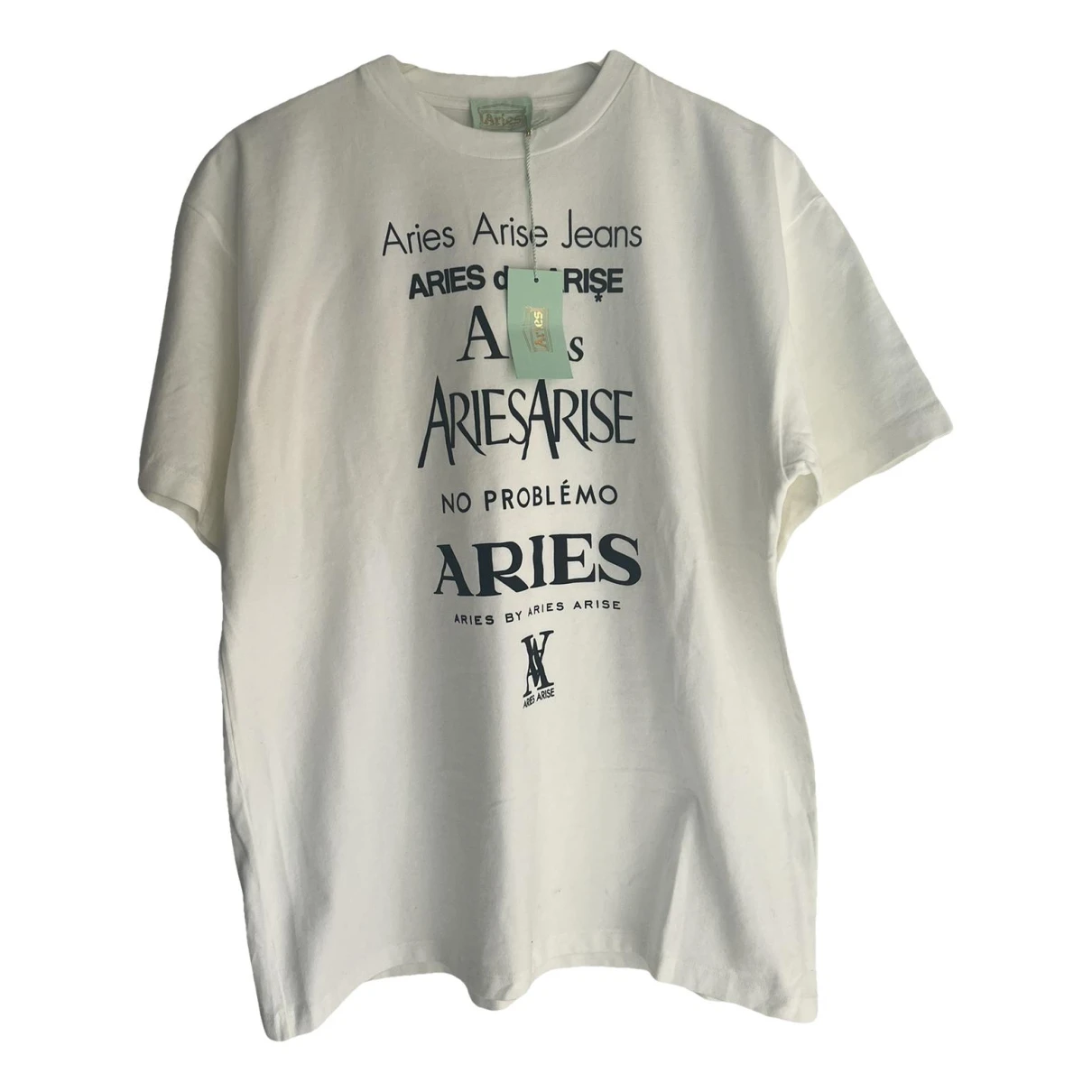 Pre-owned Aries T-shirt In White