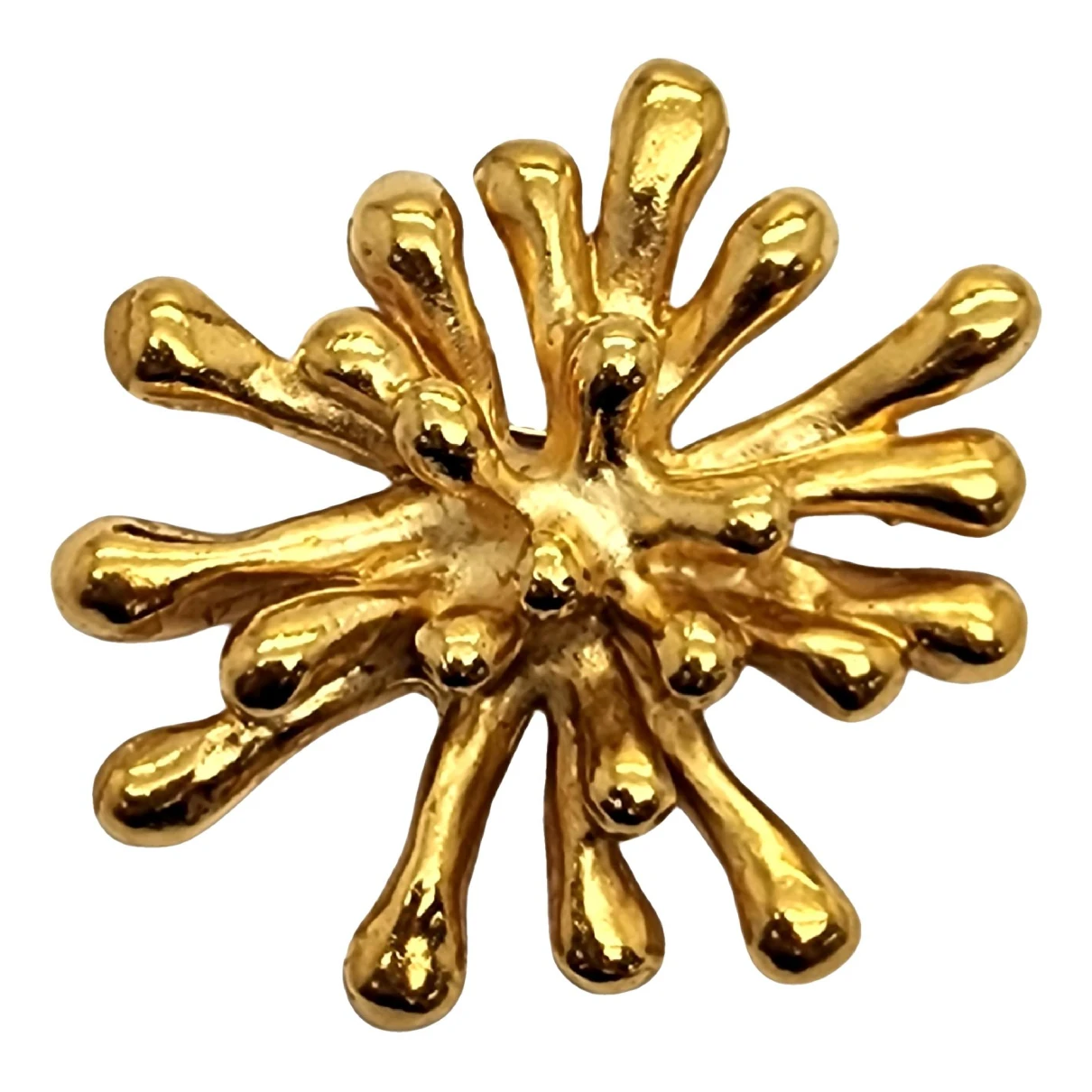 Pre-owned Christian Lacroix Yellow Gold Pin & Brooche