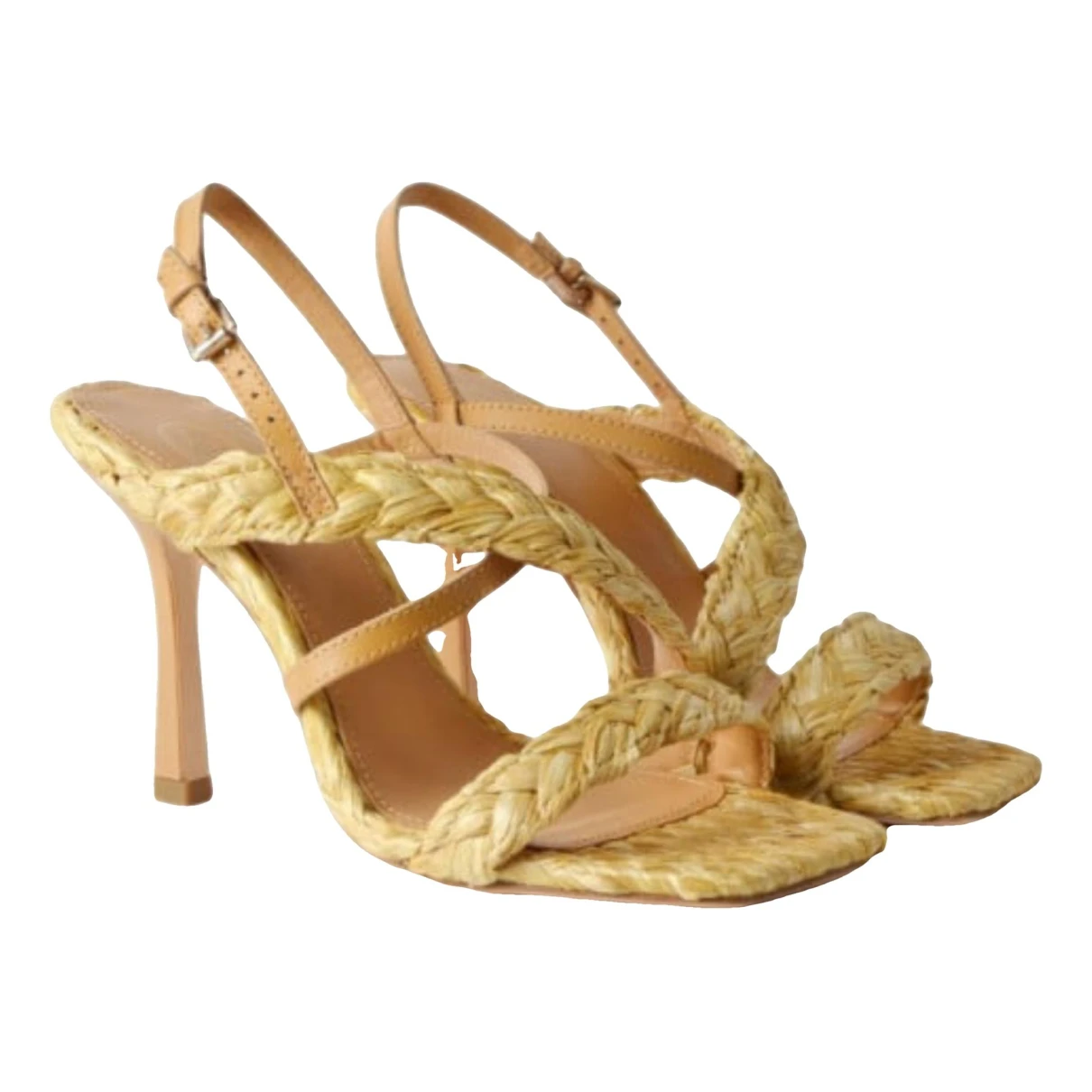 Pre-owned Ash Leather Sandal In Yellow