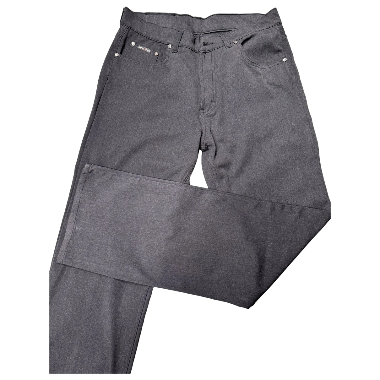 Pre-owned Hugo Boss Trousers In Grey