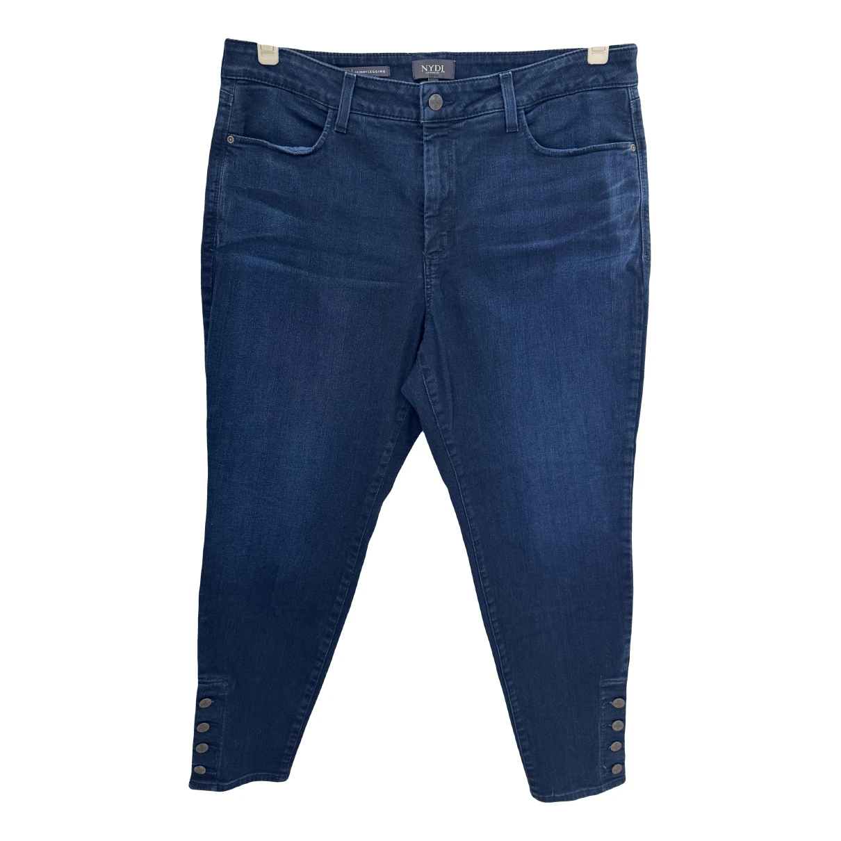 Pre-owned Nydj Slim Jeans In Blue