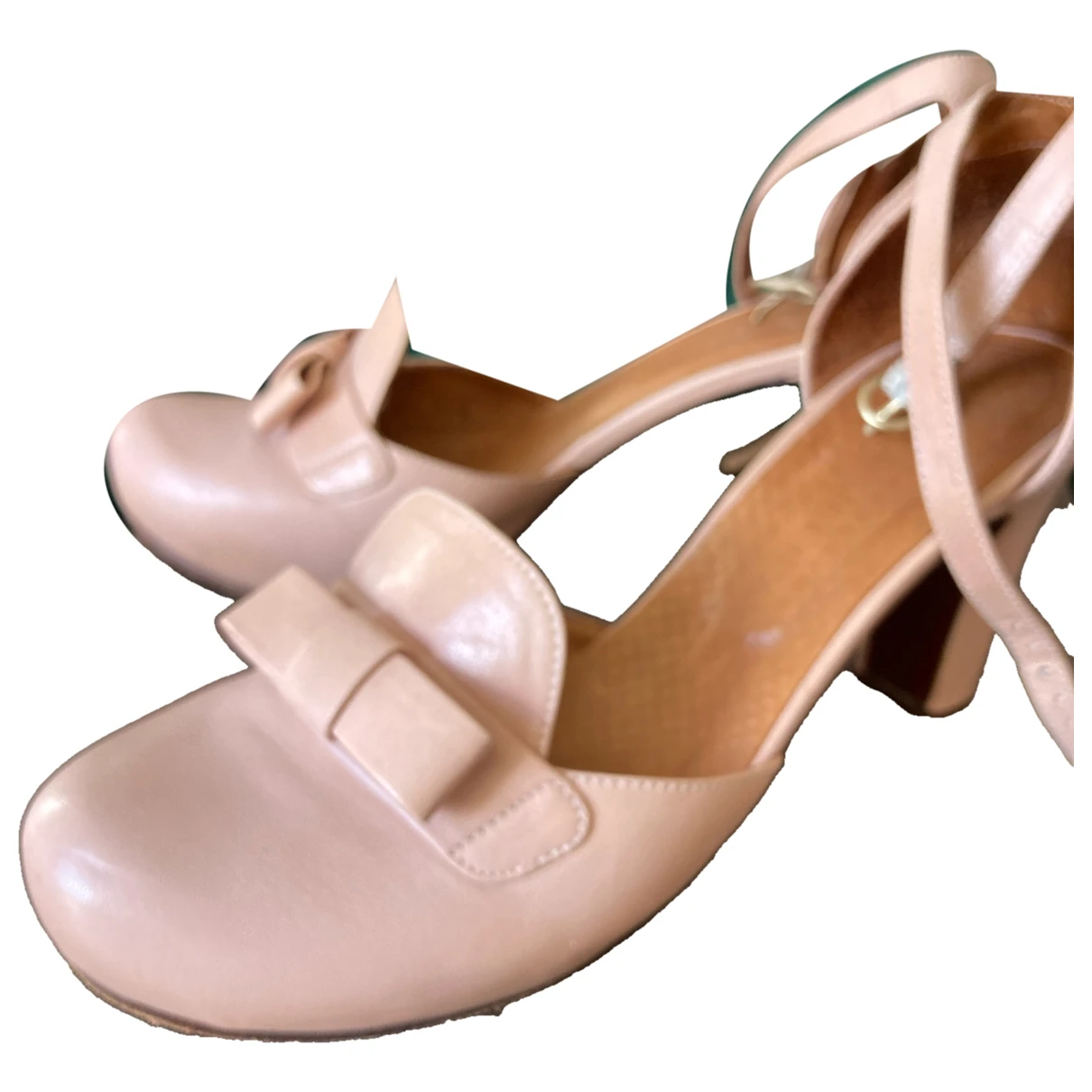 Pre-owned Chie Mihara Leather Sandals In Pink