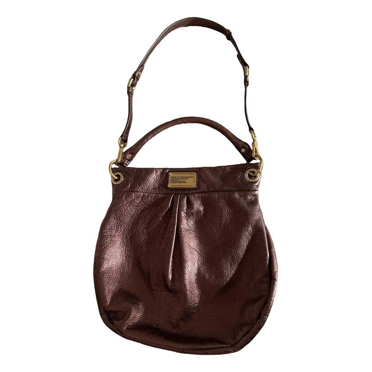 Pre-owned Marc By Marc Jacobs Leather Handbag In Brown