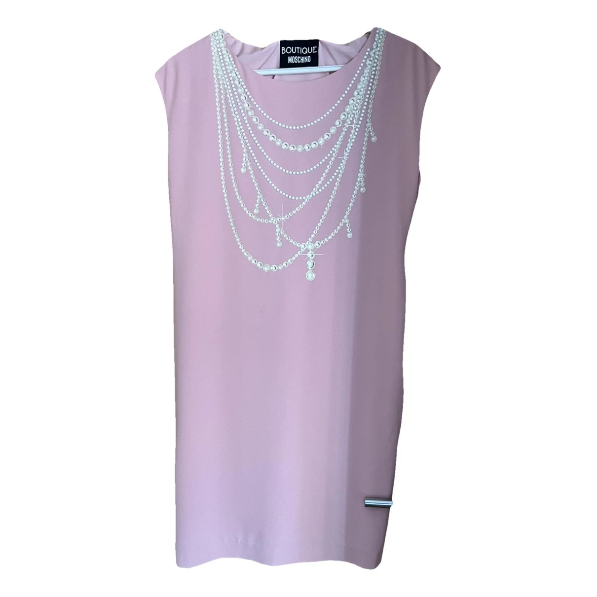 Pre-owned Moschino Mid-length Dress In Pink