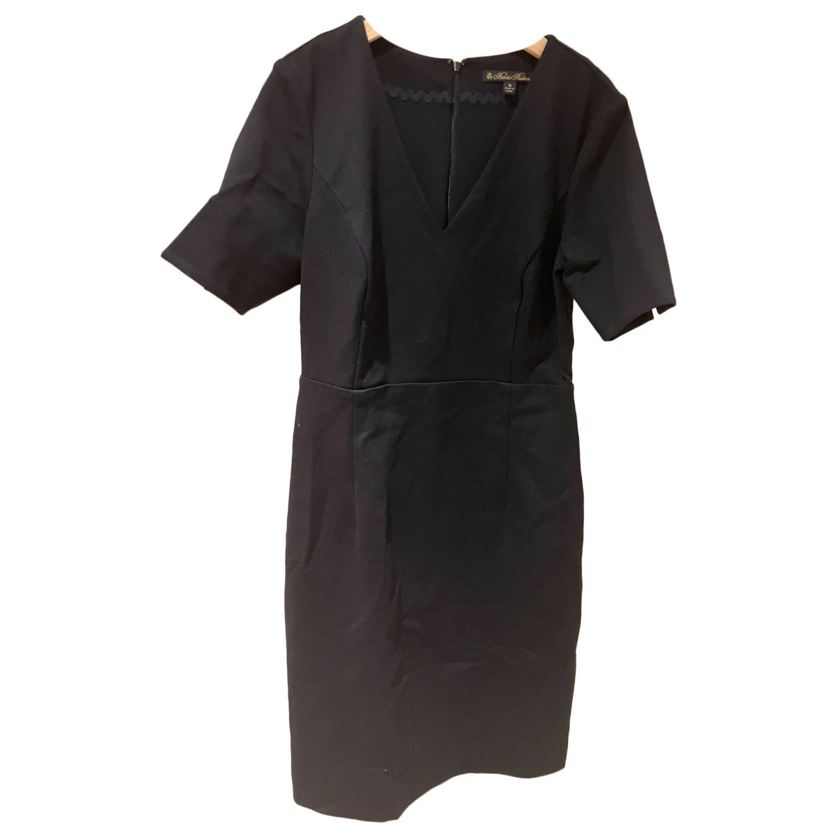 Pre-owned Brooks Brothers Mid-length Dress In Black
